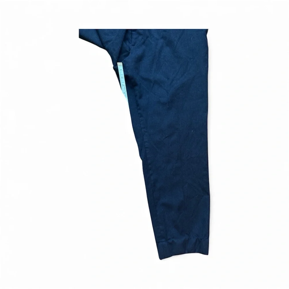 Pronto Uomo Platinum Black Suit Pants Flat Front 100% Wool Dress Pants‎ Size 40